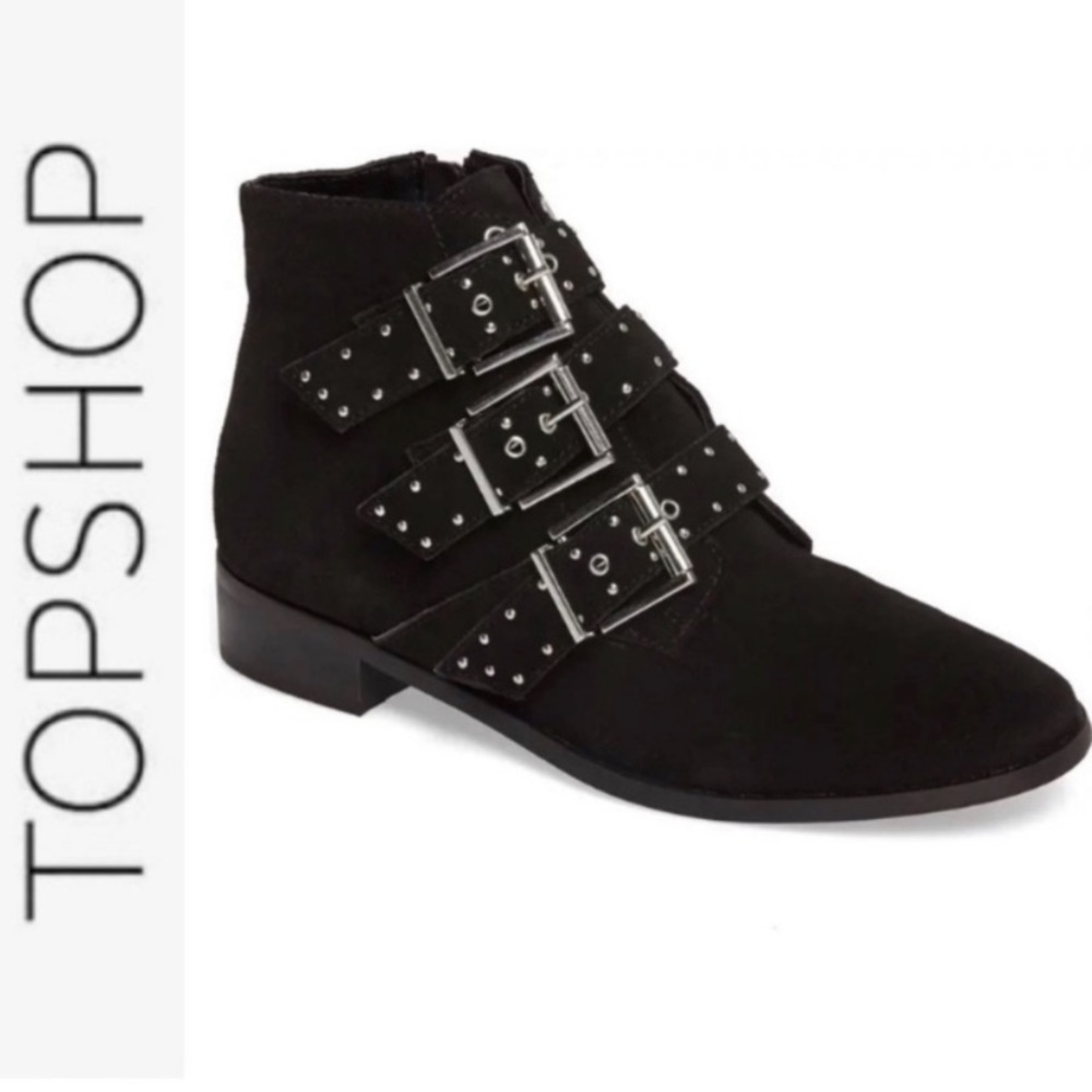 Suede booties